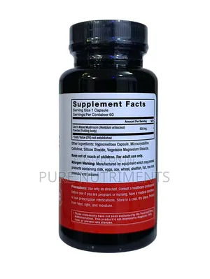 Force Factor Lion's Mane 500mg, 60 Capsules