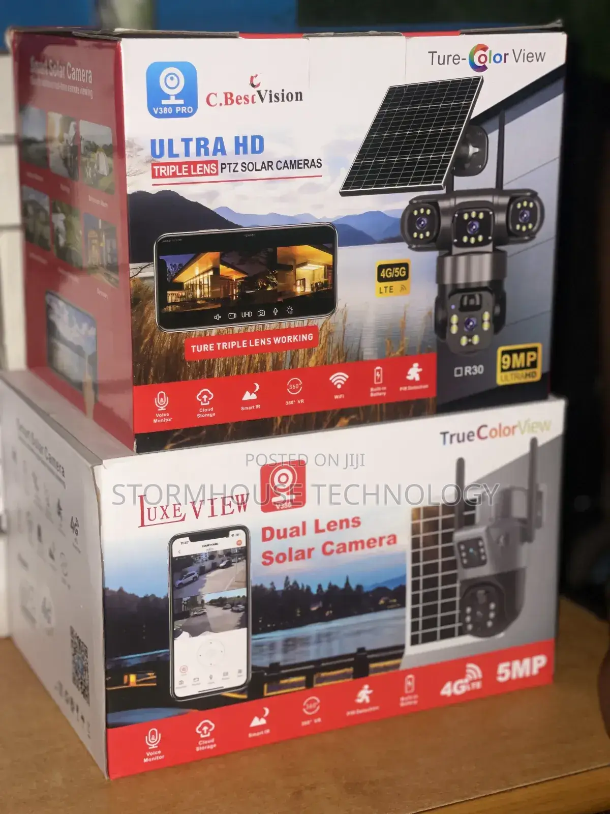 Dual Lens Solar PTZ Camera