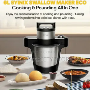6ltr Syinix Multifunctional Swallow Maker Eco(Cooking And Pounding)