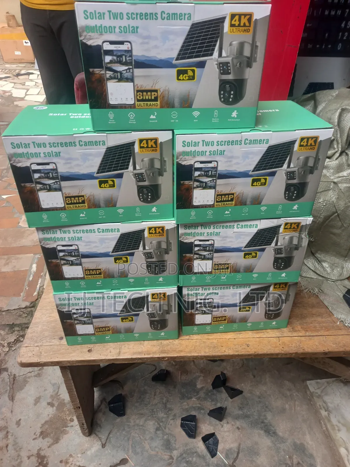 PTZ Dual Lens 4g Solar Camera
