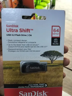 Sandisk Ultra Shift USB 3.2 Flash Drive 64gb