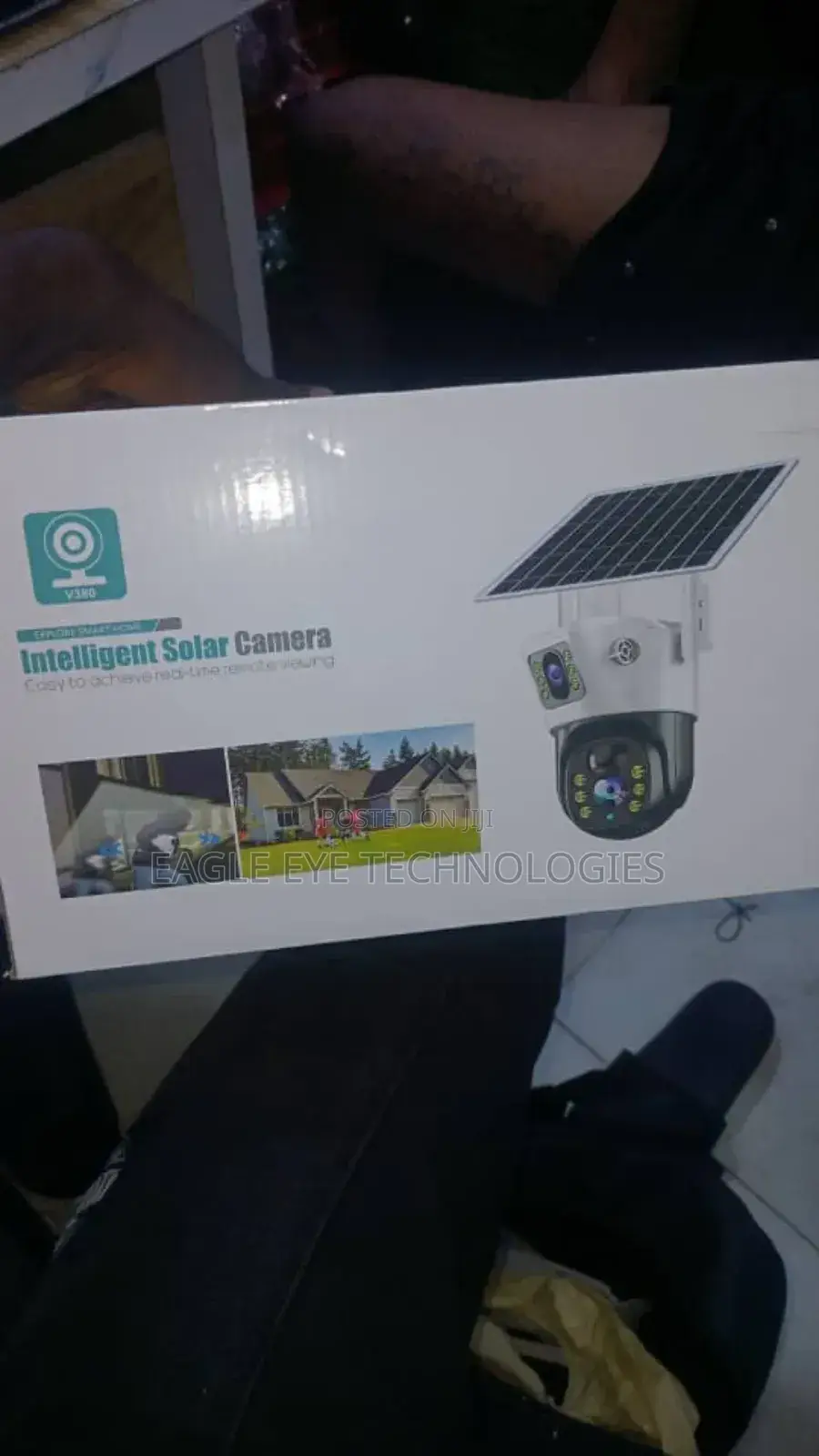 360 Double Lens Solar Camera PTZ
