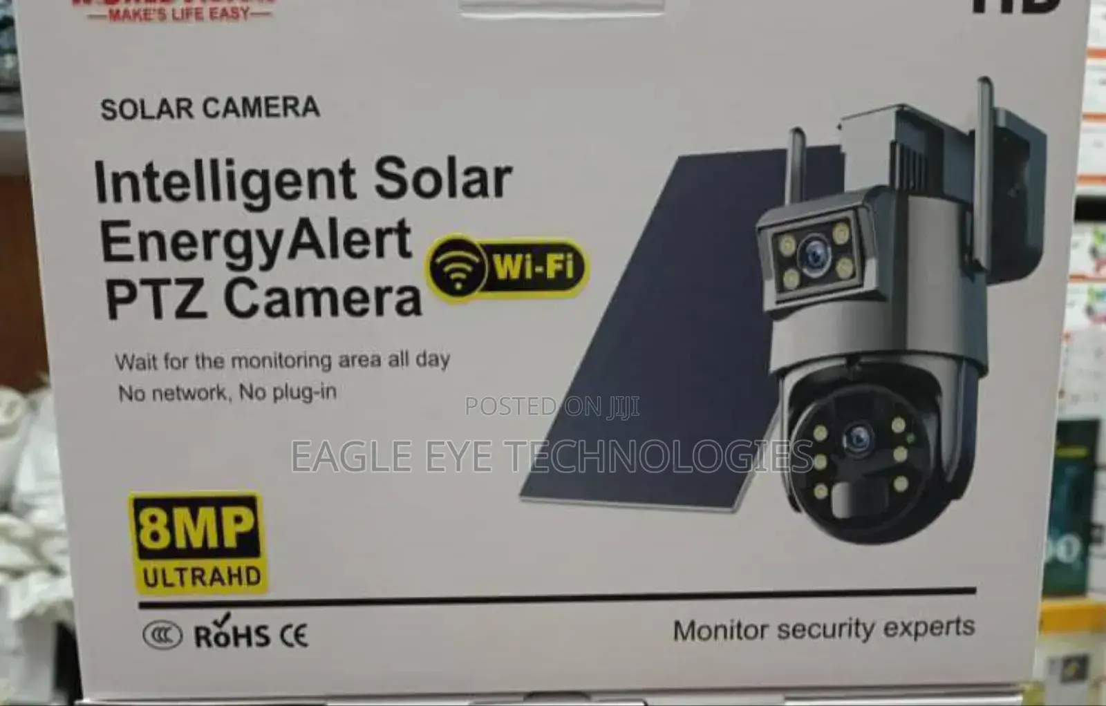 Double Lens Ubox Solar Camera