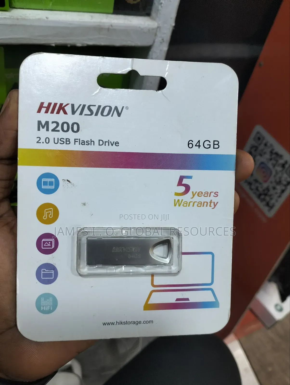 Hikvision 64gb Flash Drive 2.0 Metal Body