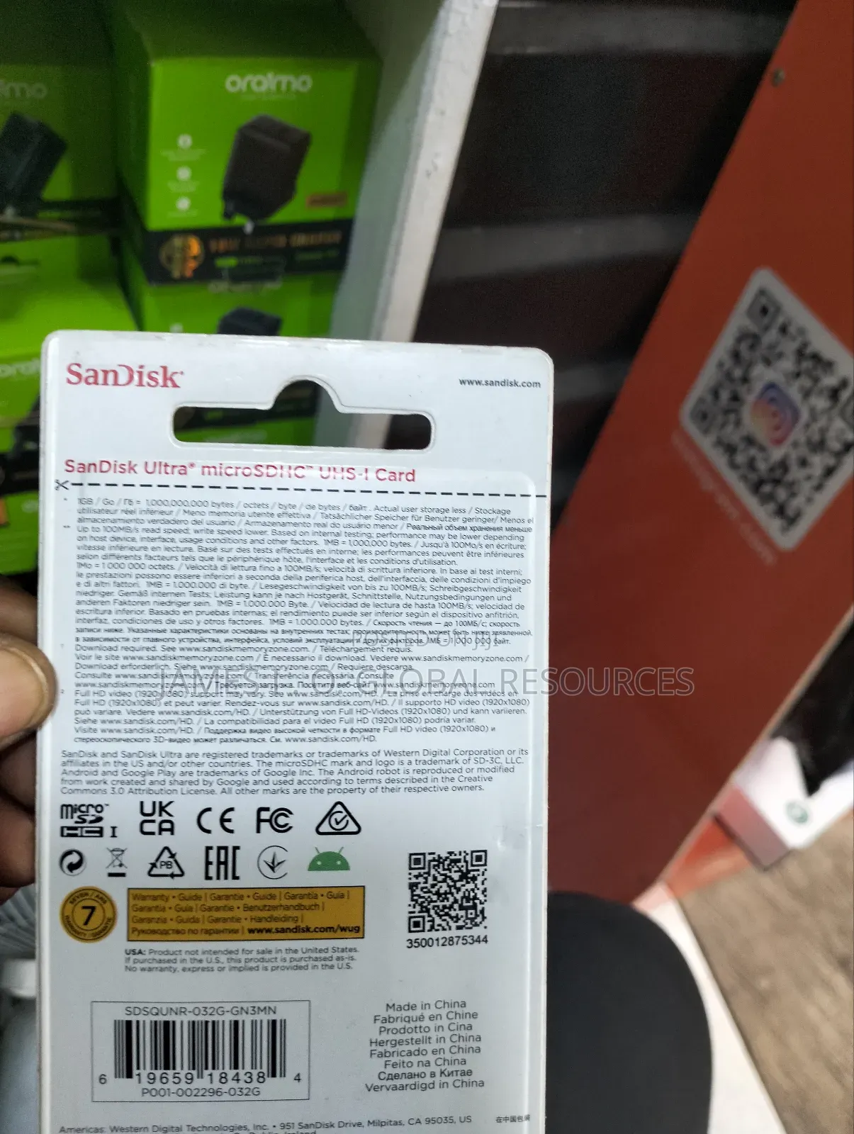 Sandisk Ultra Microsdhc Memory Card 32gb