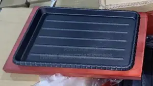 Chinese Cast Iron Sizzling Hot Plate - Round and Shape Rectangle