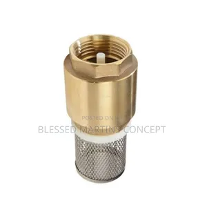 1" Brass Foot Valve