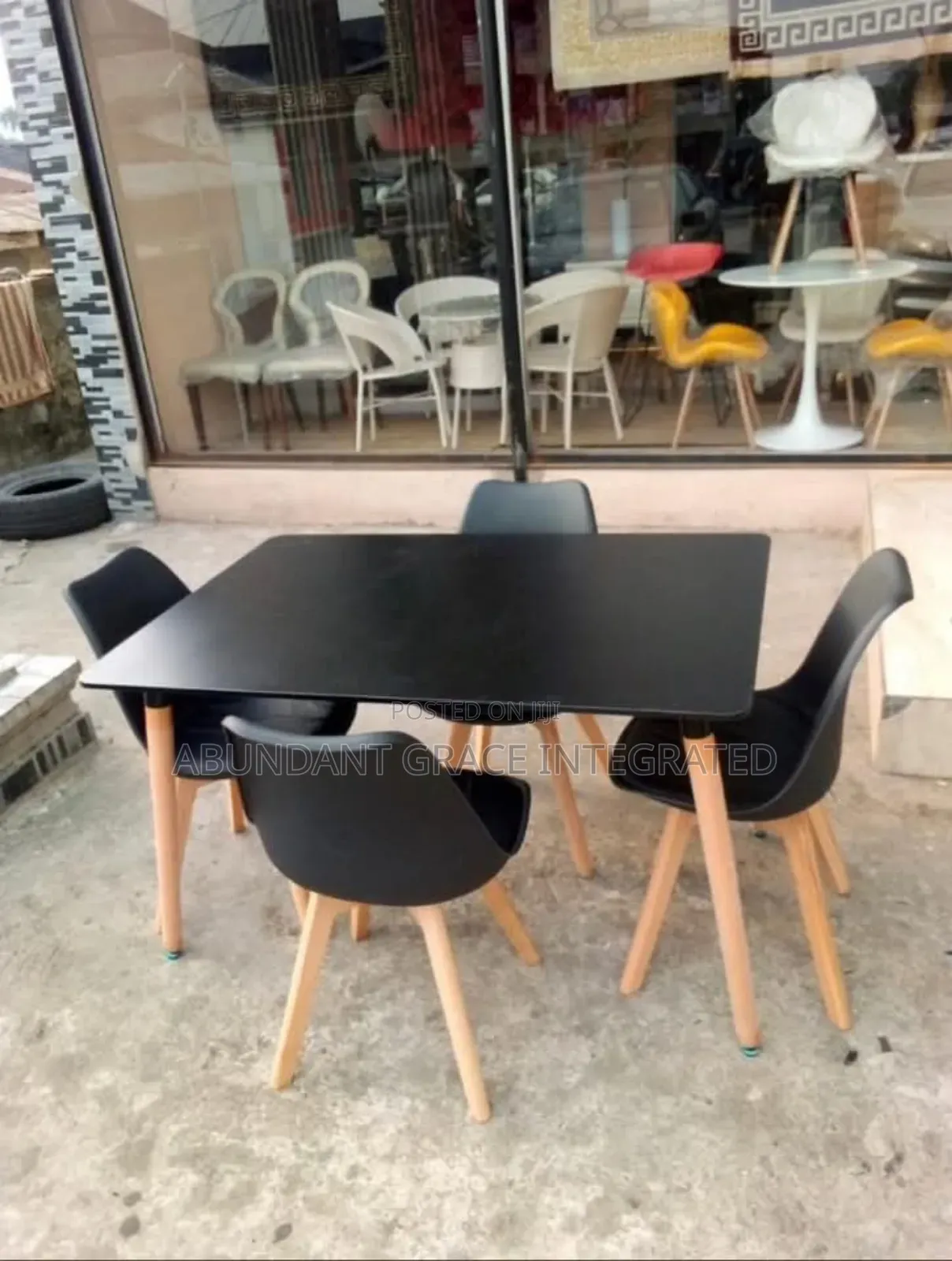 Restaurants Chairs With Table.