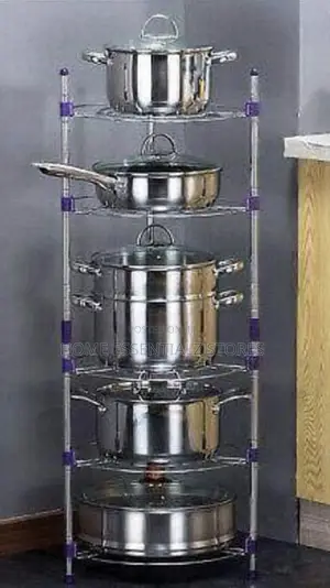 Kitchen Pots Organizer Storage Stand