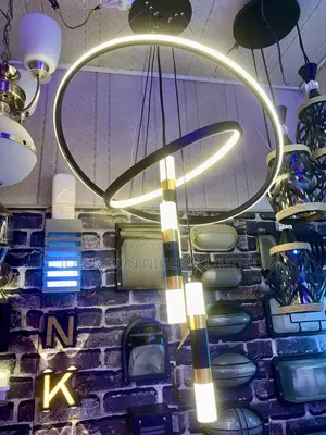 Two Rings and Dropping Led Chandelier 600mm