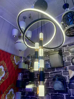 Two Rings and Dropping Led Chandelier 600mm