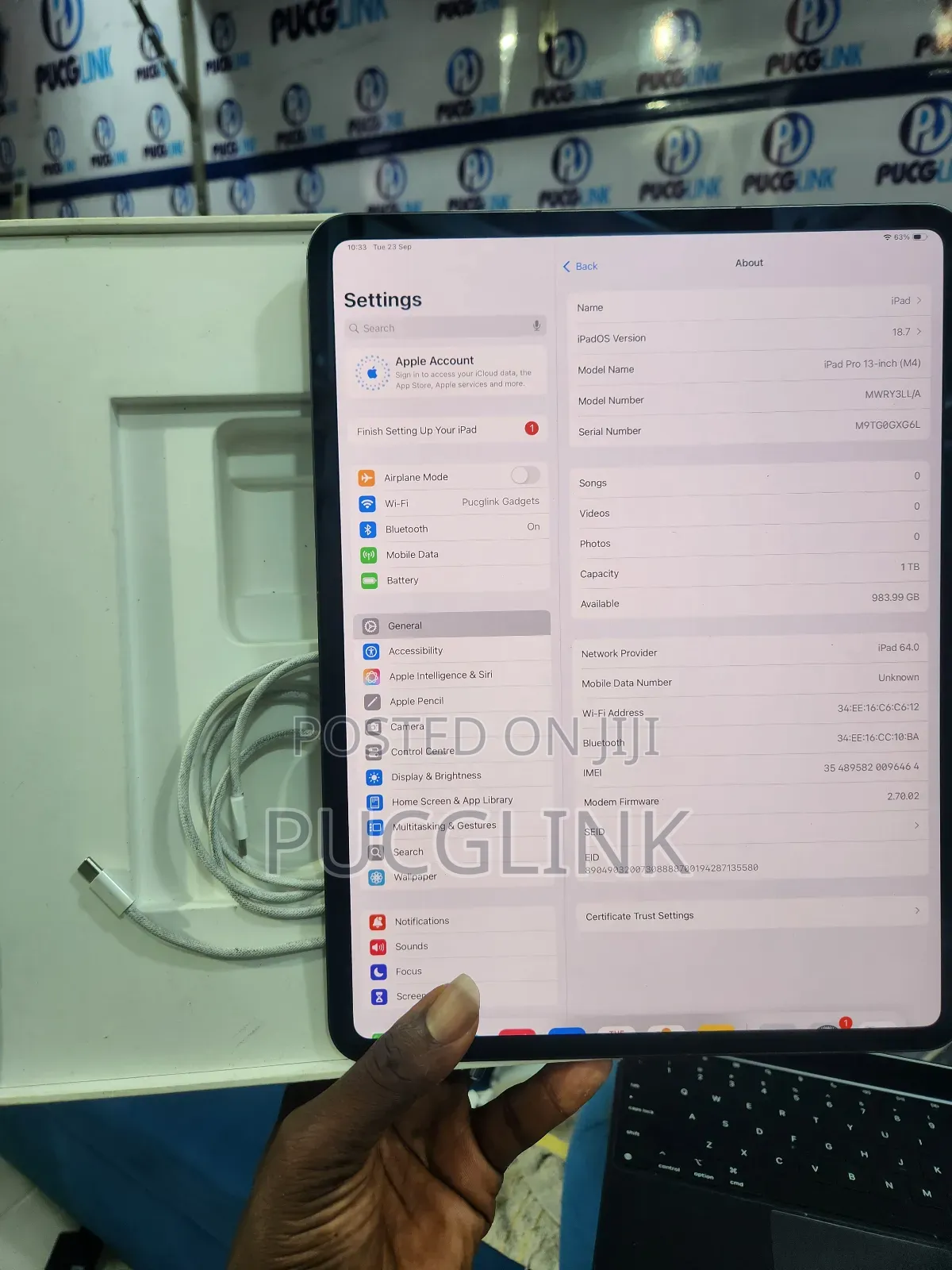 Apple iPad Pro 13 (2024) 1 TB Gray