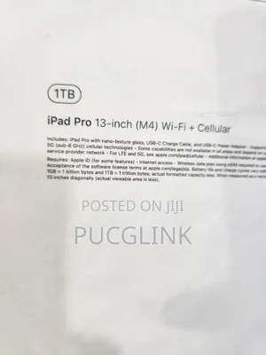 Apple iPad Pro 13 (2024) 1 TB Gray