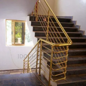 Quality Aluminum Handrails ( 50mm Gold )
