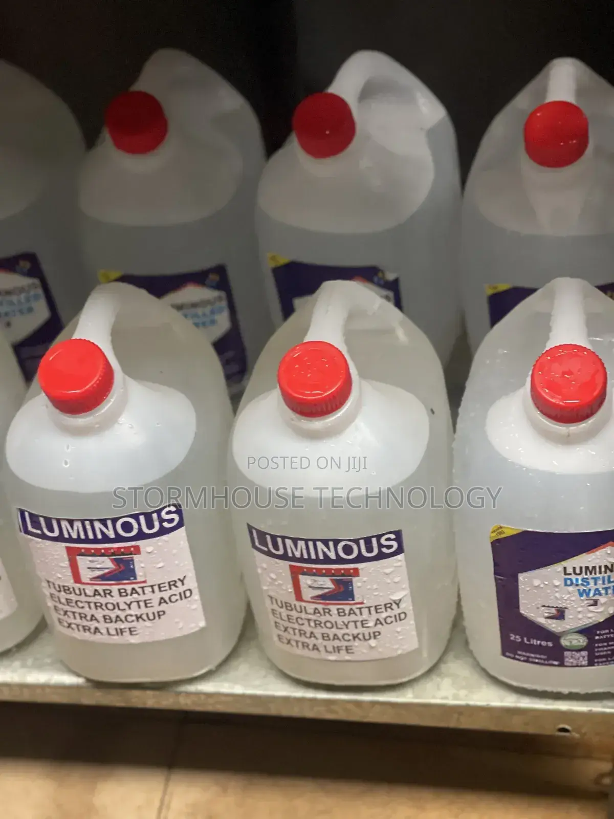 Distilled Solar Battery Water