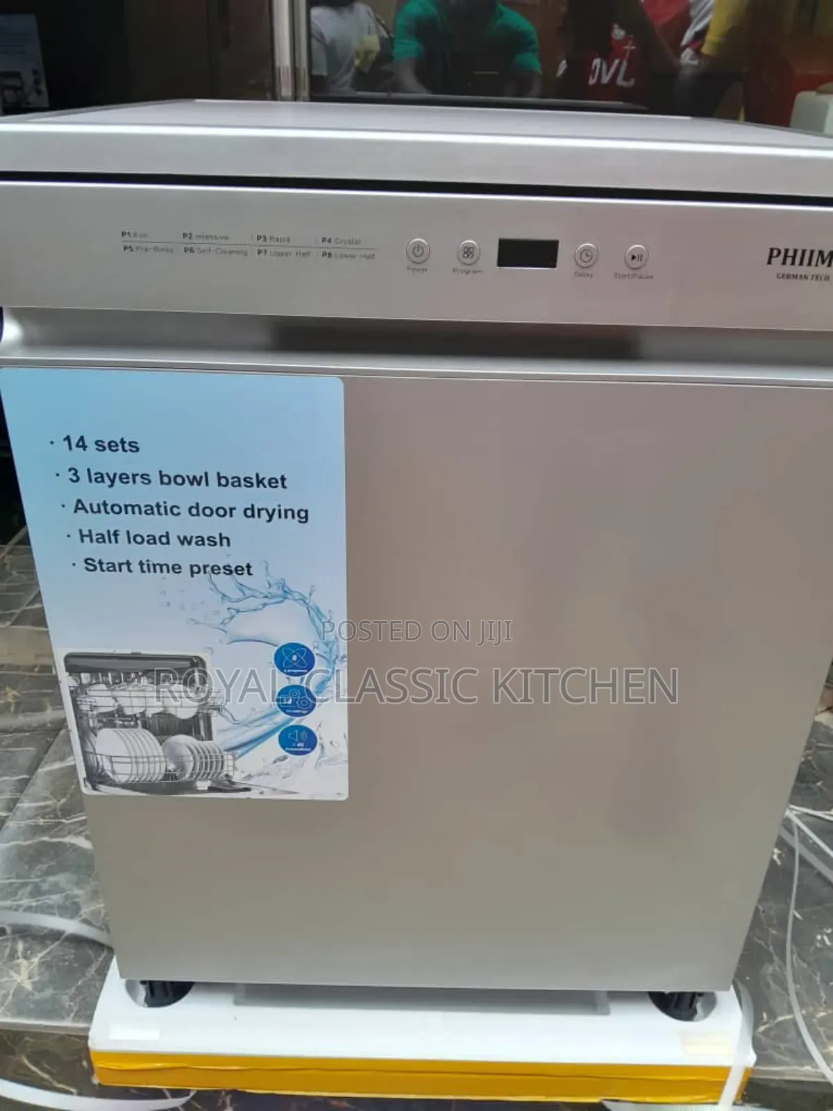 Built in Dishwasher Silver