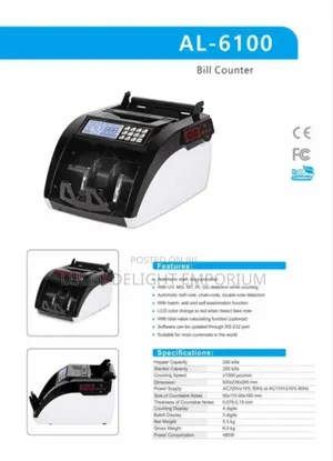 Currencies Bill Counter and Detecting Machine Uvmg Function