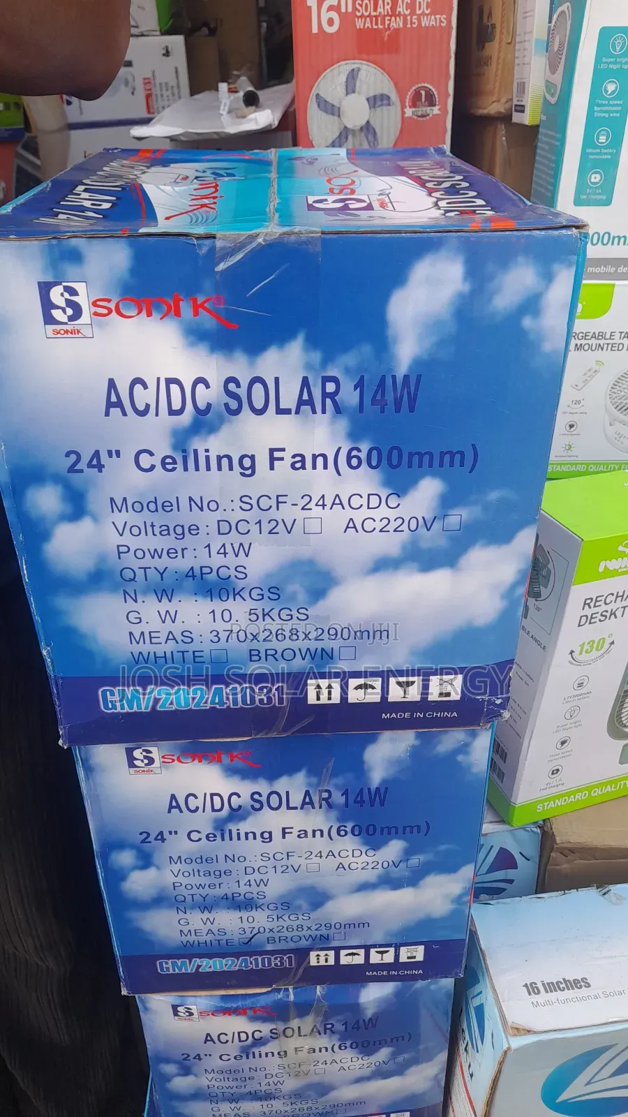 Solar Fan Ac Dc