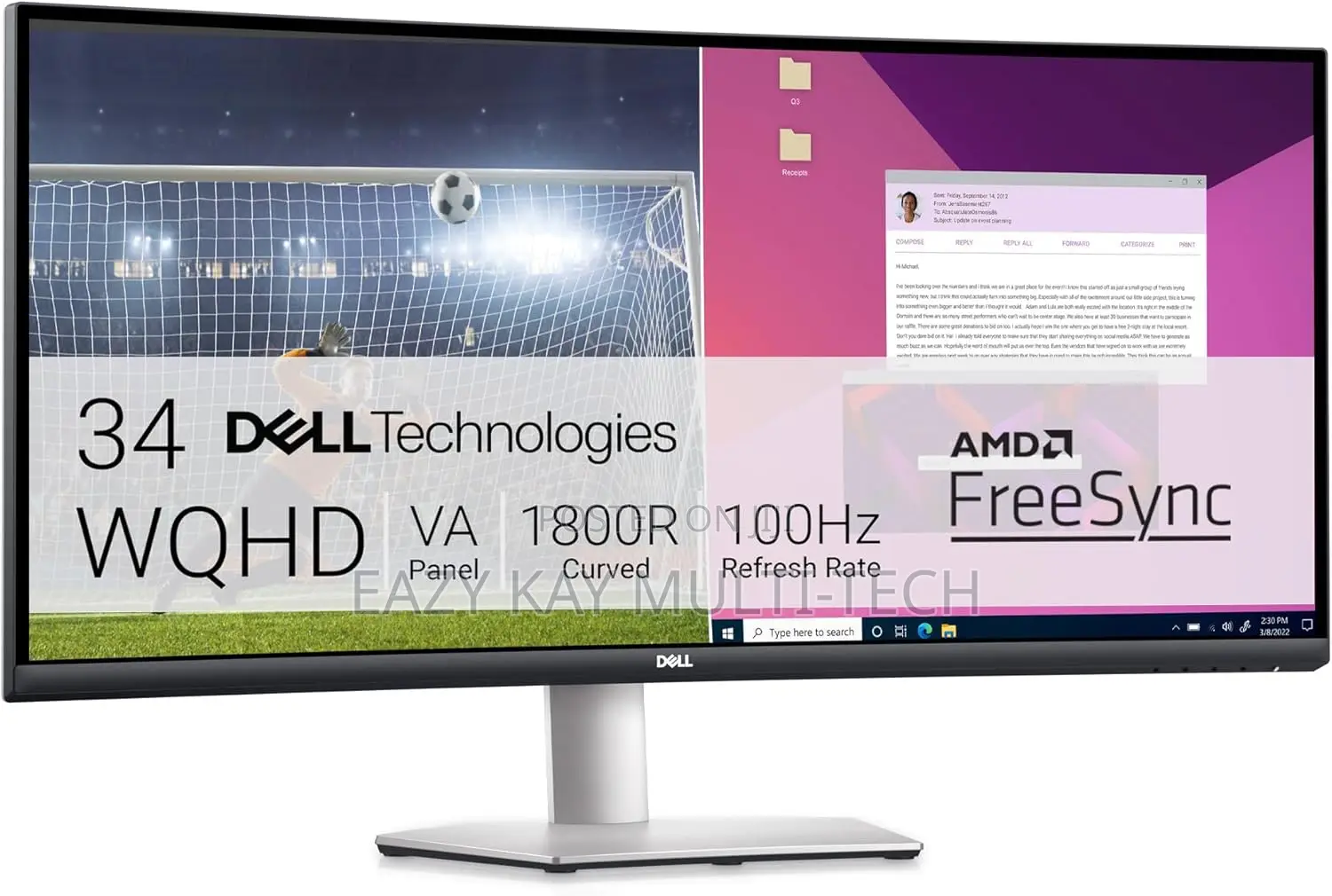 Dell 34 Curved Usb-C Monitor