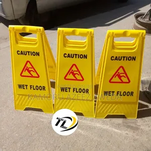 Caution Wet Floor Plastic Original