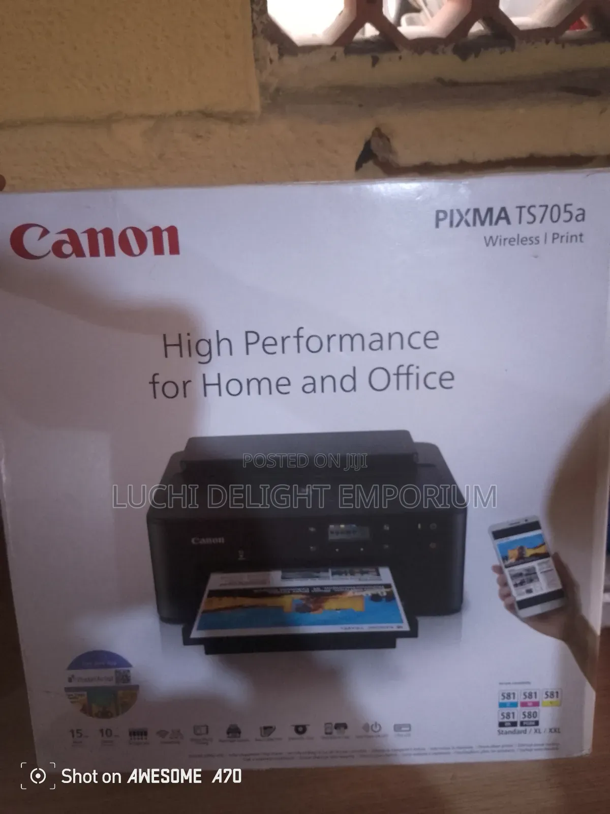 Pixma Ts705a Printer, With PVC Card