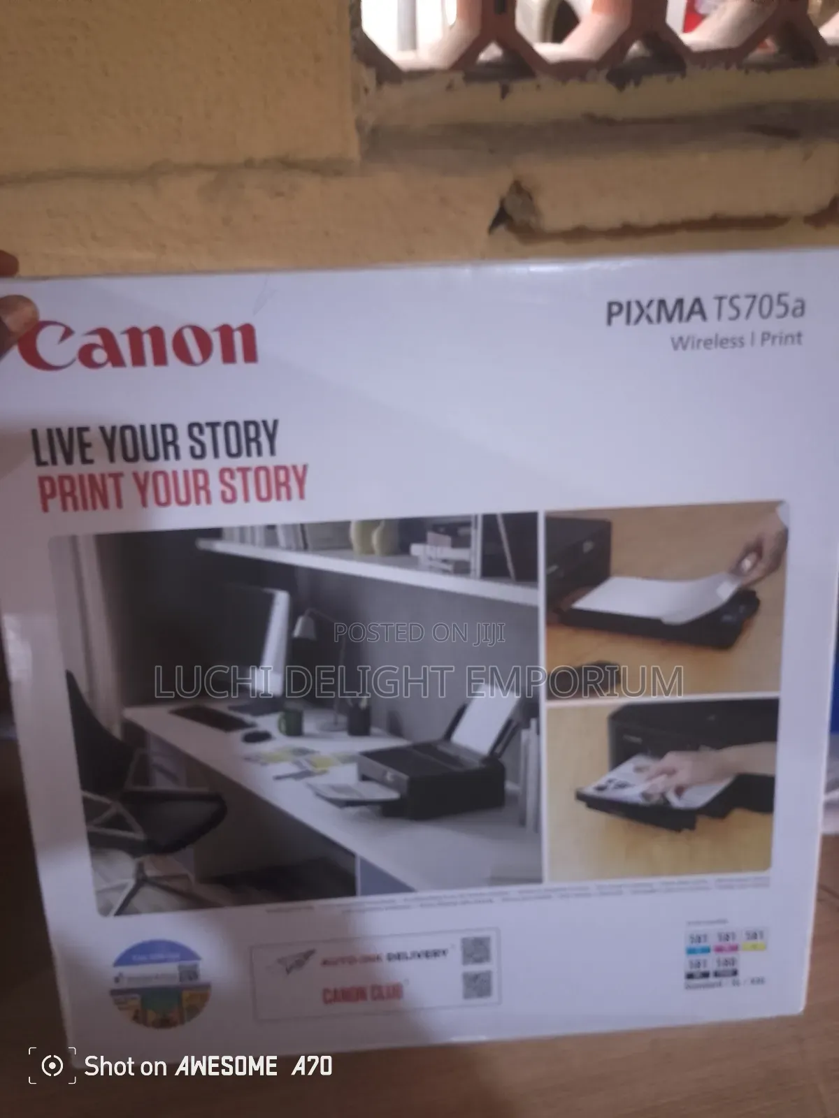 Pixma Ts705a Printer, With PVC Card