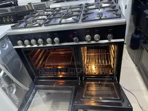 5 Burner Standing Gas Cooker With Large Oven Compartment and Grill