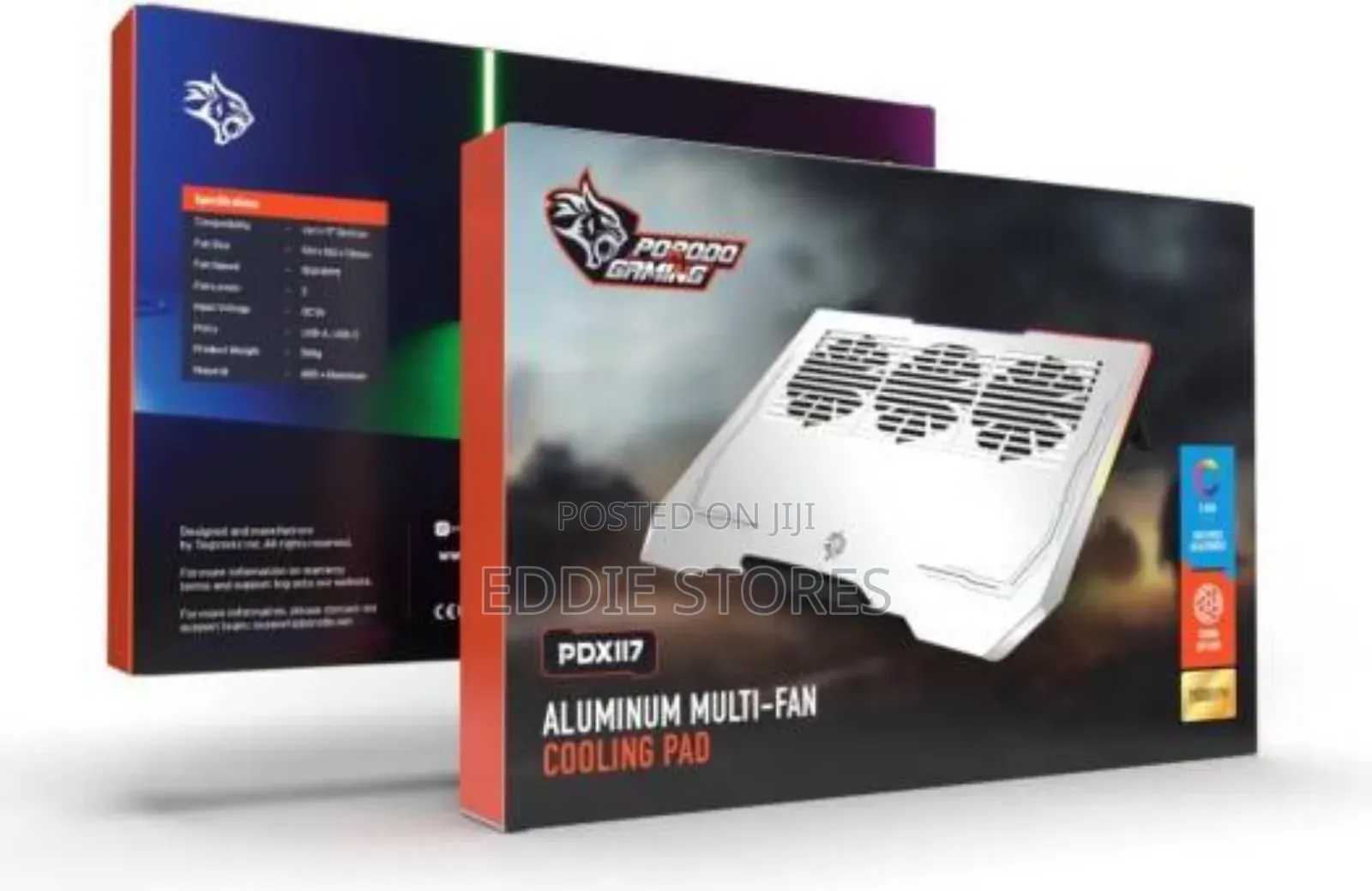 Aluminum Multi-Fan Cooling Pad