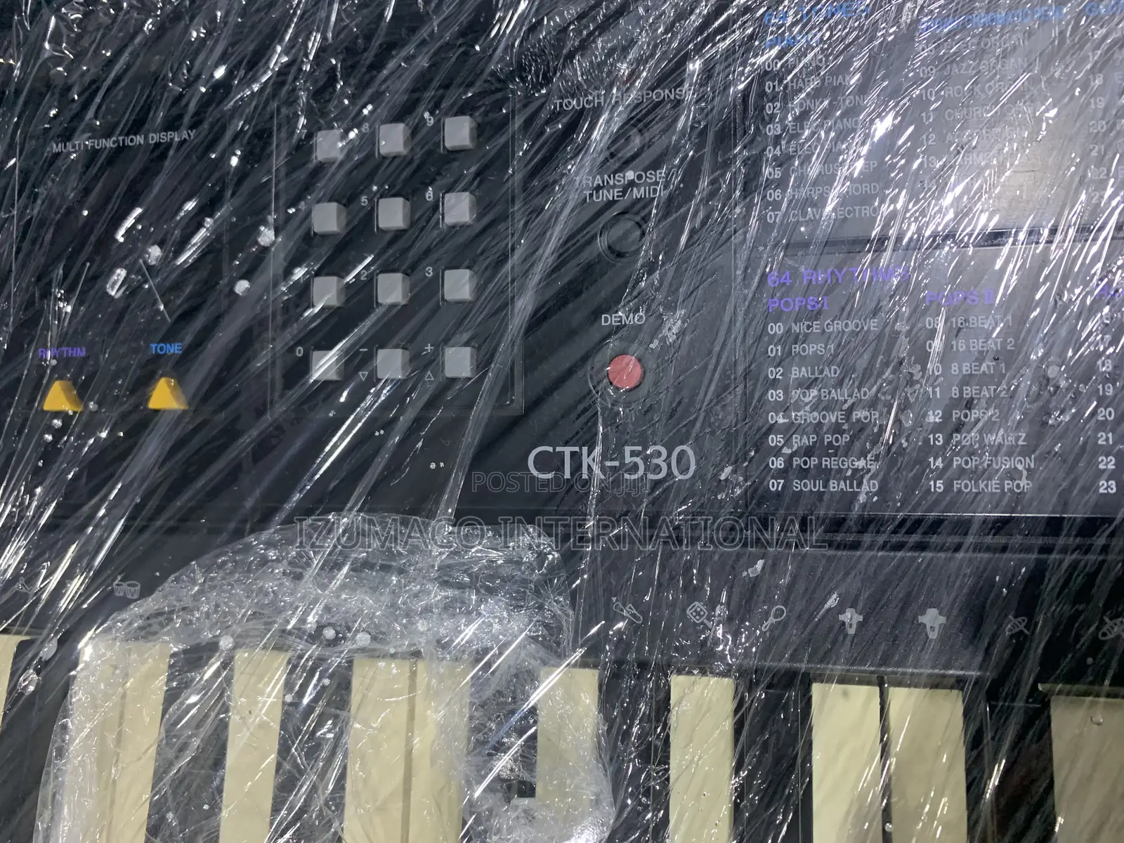 Durable Portable Casio Ctk530 Learners Keyboard