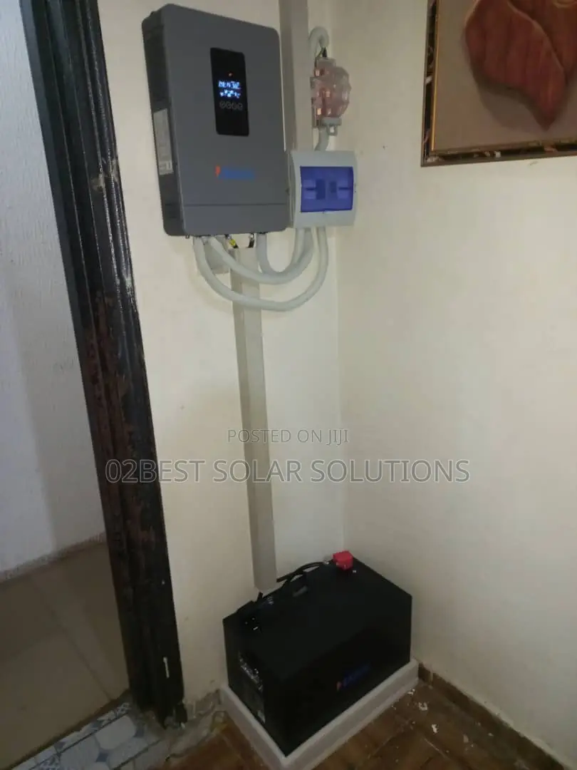 Complete Inverter 4.2kw/8kwh Battery Solar Installation