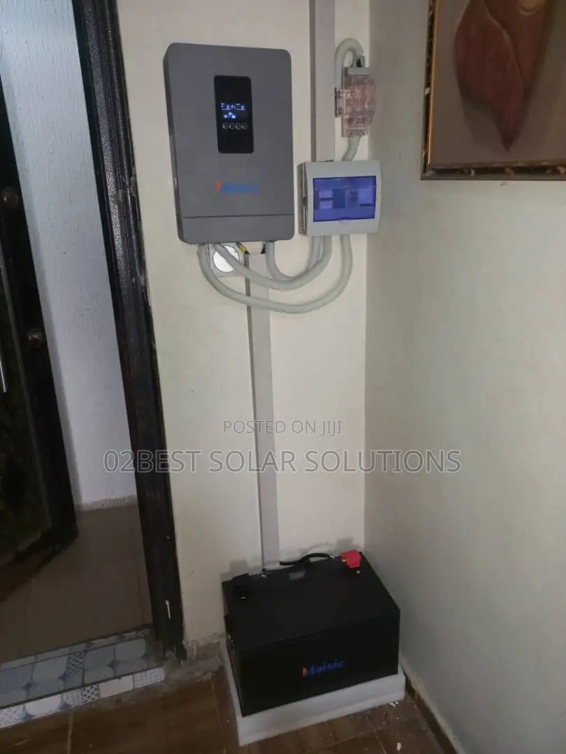 Complete Inverter 4.2kw/8kwh Battery Solar Installation