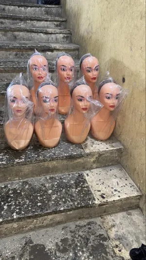 Plastic Long Neck Mannequin Heads