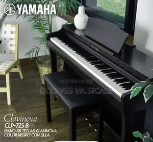 Yamaha Clavinova Clp-725  Portable Digital Piano Keyboard 88 Keys