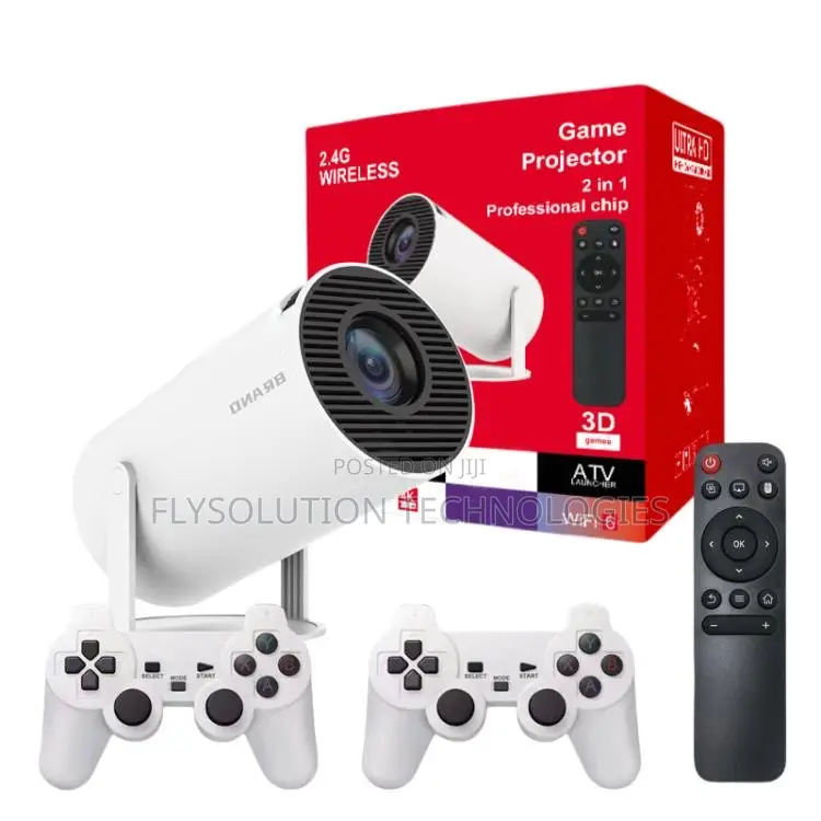 Hy300 2 in 1 Game Android 11 Projector Wireless Game Controller