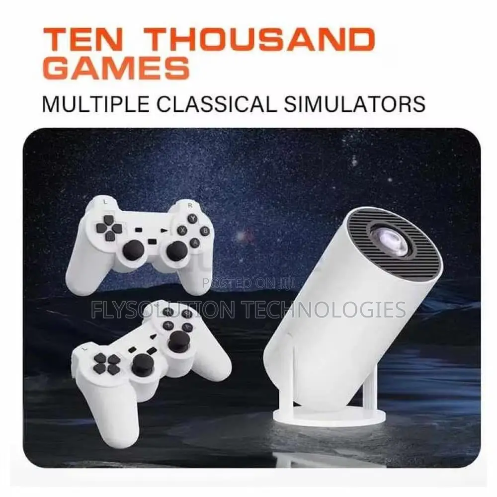 Hy300 2 in 1 Game Android 11 Projector Wireless Game Controller