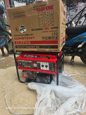 8kva Original Elepaq Constant Petrol Generator 100% Copper Coil