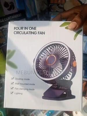 Circulating Fan With Light and Clip