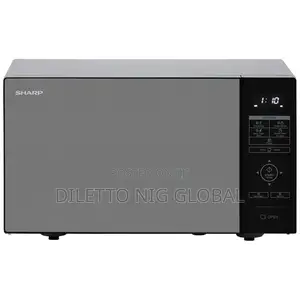 Sharp Rbs232tb 23 Litre Microwave - Black Glass