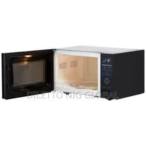 Sharp Rbs232tb 23 Litre Microwave - Black Glass