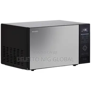 Sharp Rbs232tb 23 Litre Microwave - Black Glass