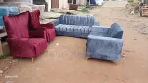 Quality Set of 7-Seater Sofas With Royal Single Seaters