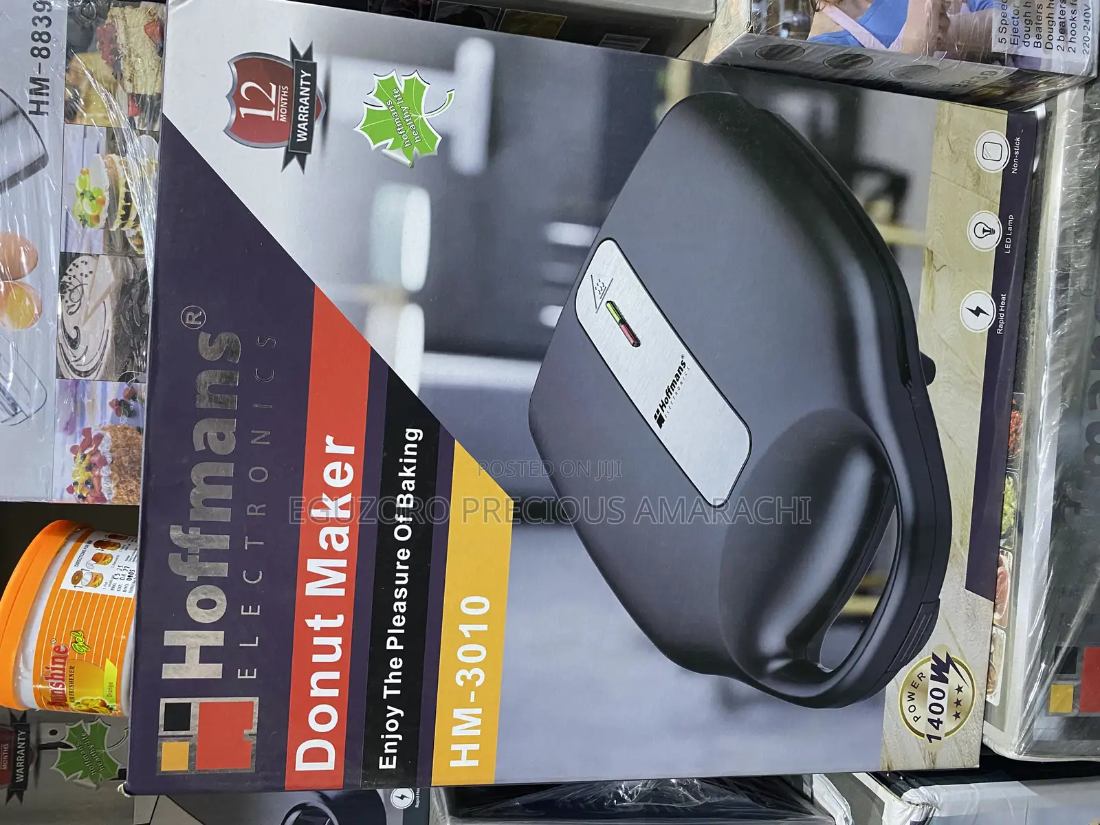Hoffmans Non Stick Mini Donuts Maker,