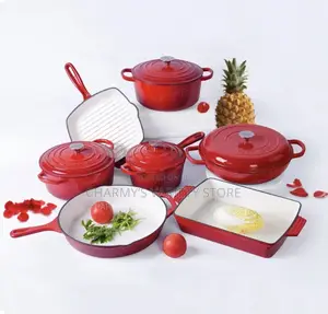 Enamel Cast Iron Pot Set