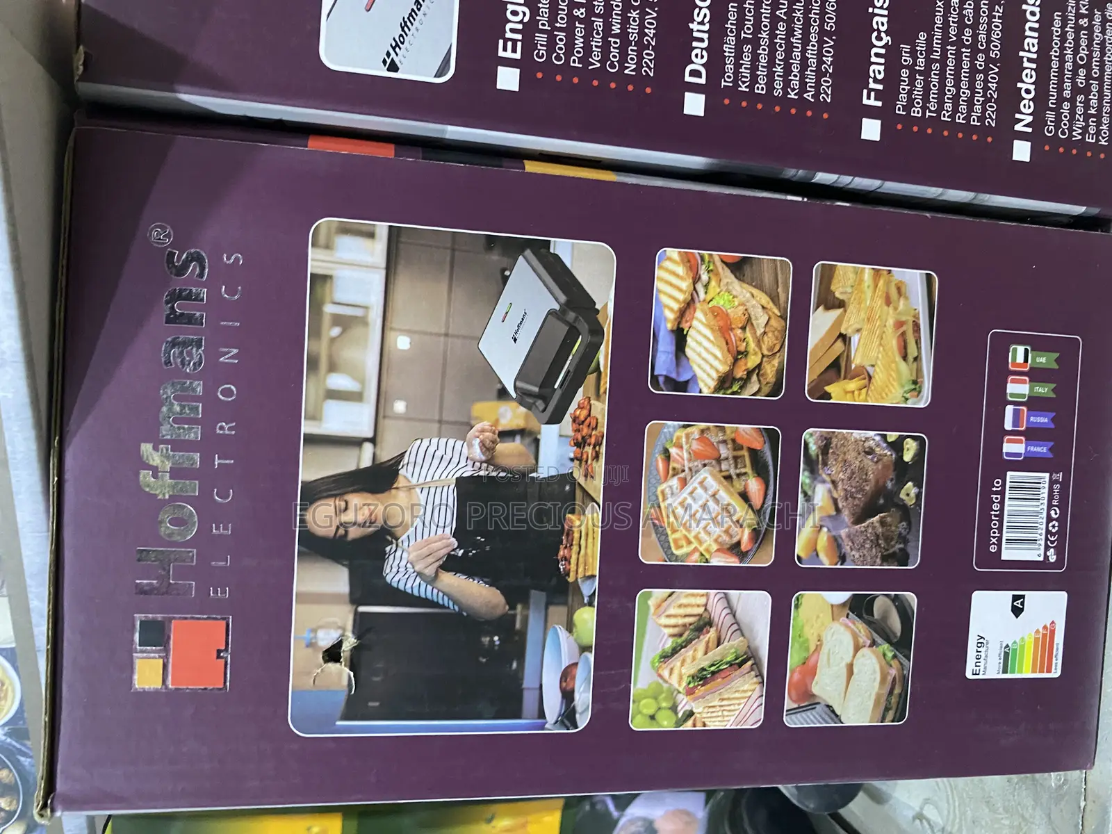 Hoffmans 3in1 Electric 2 Face Sandwich Maker