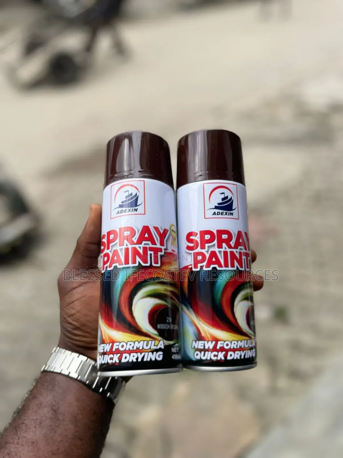 Spray Paint Red