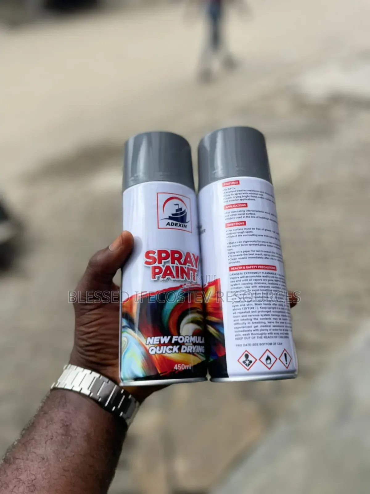 Spray Paint Red