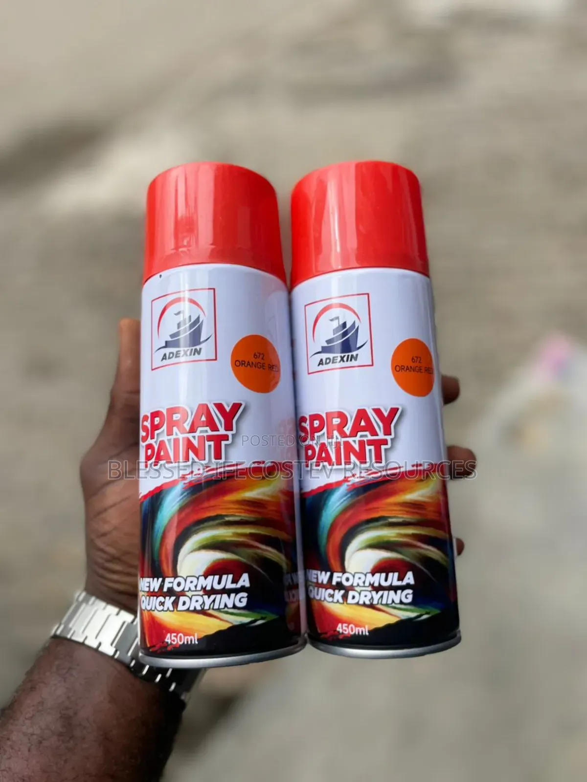 Spray Paint Red