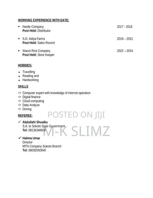 Manual Labour Cv