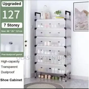 7 Layers Covered Shoe Rack 
Ob