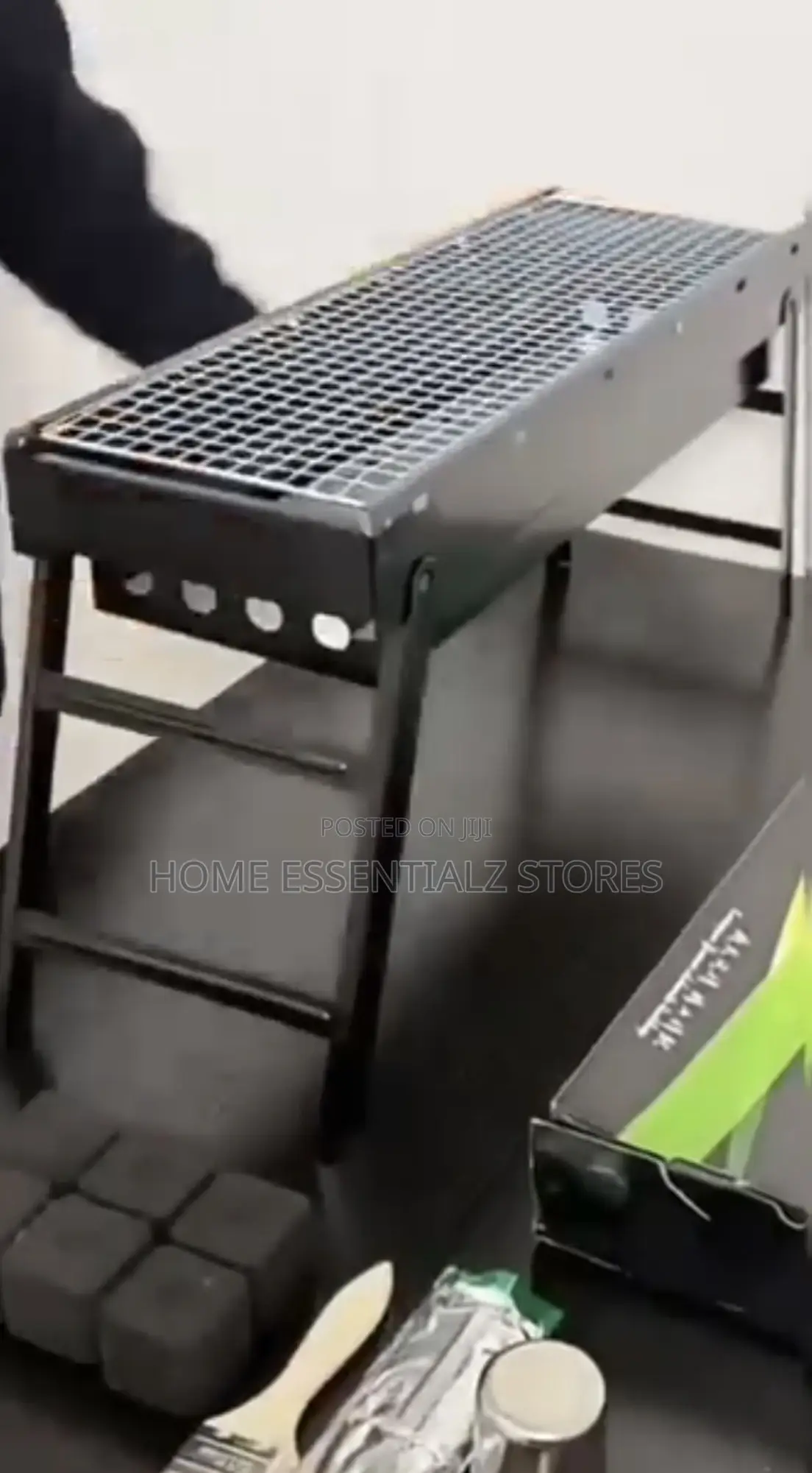 Foldable Free Stand Portable Barbecue Grill